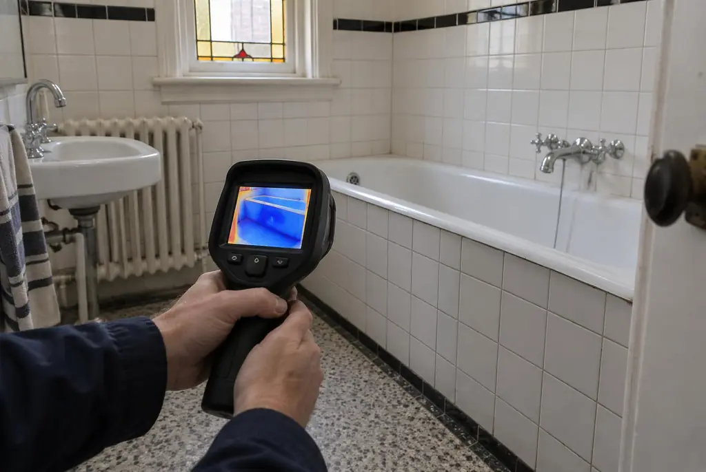 Lekdetectie Oosterhout – onderzoek in een badkamer van een oudere woning