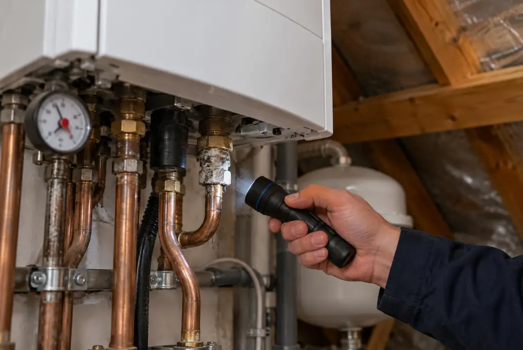 Lekdetectie Oosterhout – cv-ketel en leidingen op zolder