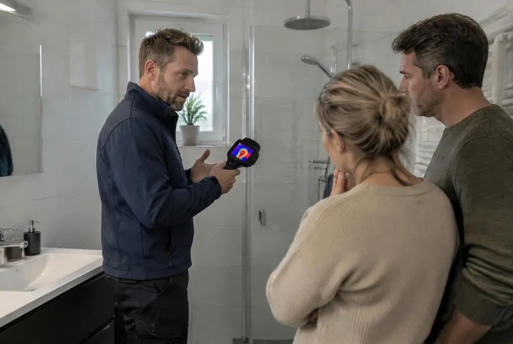 Lekdetectie Oosterhout – specialist legt bevindingen uit aan bewoner